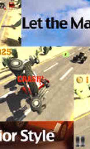 Road Warrior Car Crush Racing: A 3D Traffic Simulation Racer Game 3
