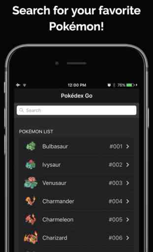 Pokédex Go - For Pokémon Go Trainers 3