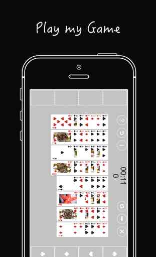 PokerCam (create decks, design cards, play game: FreeCell) 3