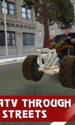 Police ATV Simulator: City Quad Bike Racing 3D 1