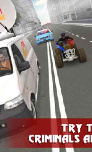 Police ATV Simulator: City Quad Bike Racing 3D 2