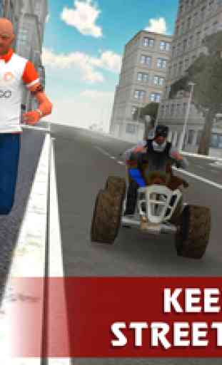 Police ATV Simulator: City Quad Bike Racing 3D 3