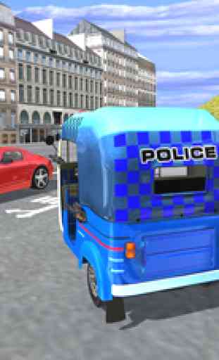 Police Tuk Tuk: Auto Rickshaw Driving Simulator 3
