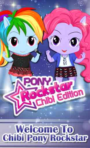 Pony Chibi Girl Characters Dress Up : Kawaii Style 1