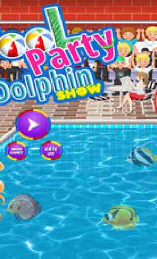 Pool Party Dolphin Show Cleaning & Washing 2