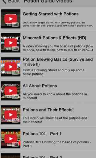 Potion Creator + Video Guide & Achievement Tracker for Minecraft 4