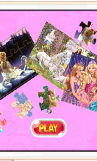 Princess Cartoon Jigsaw Puzzle Games for Kids and Toddlers Free 1