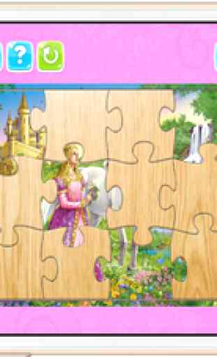Princess Cartoon Jigsaw Puzzle Games for Kids and Toddlers Free 3
