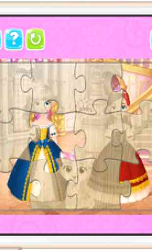 Princess Cartoon Jigsaw Puzzle Games for Kids and Toddlers Free 4