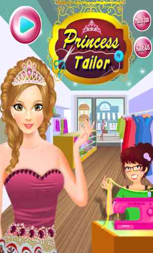 Princess Fashion Dress Design - Tailor Game 1