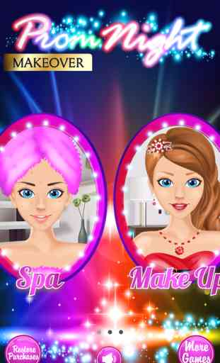 Prom Night Makeover - Make Up & Dress Up Girls Spa 1
