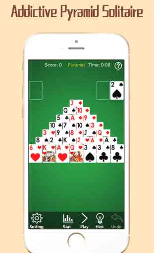 Pyramid Solitaire App - Go Snap Cards Up Now 2