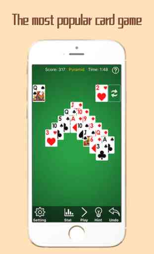 Pyramid Solitaire App - Go Snap Cards Up Now 3