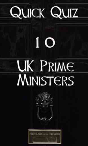 Quick Quiz - UK Prime Ministers 1