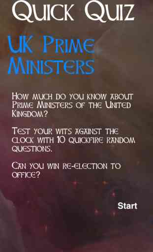 Quick Quiz - UK Prime Ministers 3