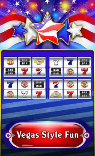Red White and Blue Slots - Free Play Slot Machine 1