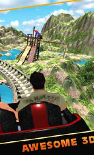 Ride The Roller Coaster Jungle Amusement Park Pro 1