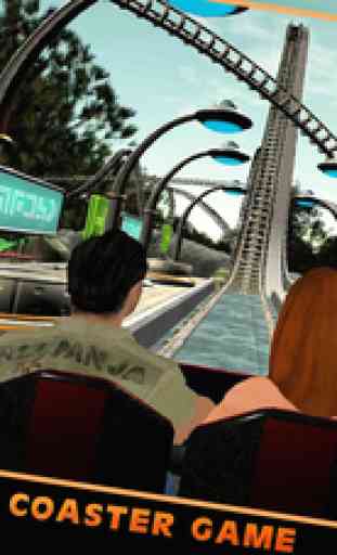 Ride The Roller Coaster Jungle Amusement Park Pro 2