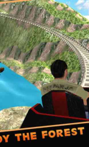 Ride The Roller Coaster Jungle Amusement Park Pro 3