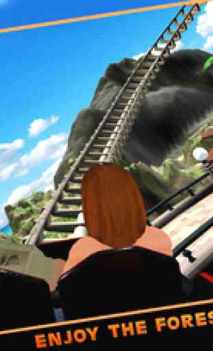 Ride The Roller Coaster Jungle Amusement Park Pro 4