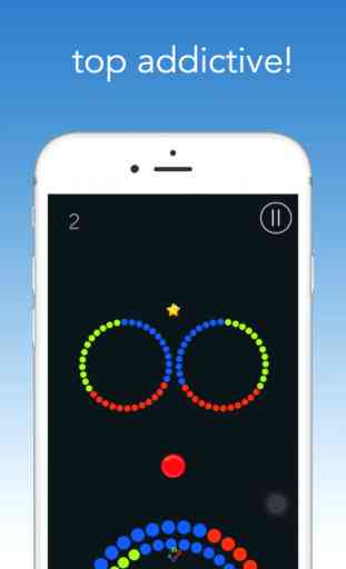Rolling Circle Jump - Swap & change color of GyroSphere to go cross wheel of color dots 1