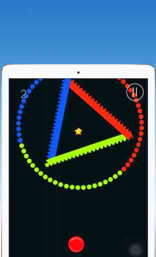 Rolling Circle Jump - Swap & change color of GyroSphere to go cross wheel of color dots 4