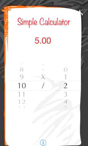 Simple Calculator - A different way to play with numbers, great for kids learning number tables, addition, subtraction, multiplication and division 2