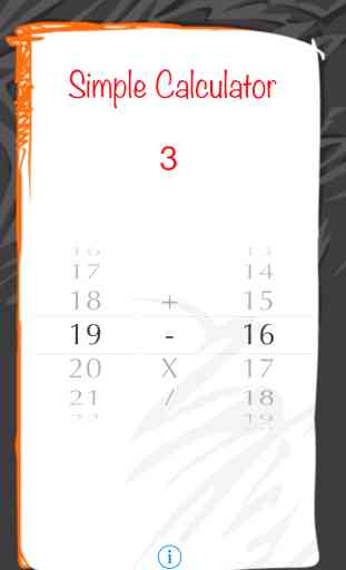 Simple Calculator - A different way to play with numbers, great for kids learning number tables, addition, subtraction, multiplication and division 4