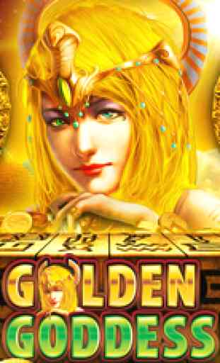 Slots Golden Goddess Casino - Get Lucky with the Gold Divinity of the Jackpot Palace Inferno! 1