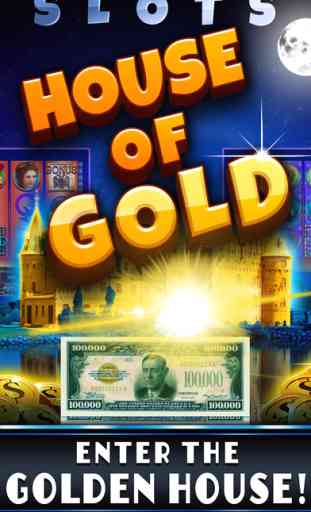 Slots House of Gold! FREE Fun Vegas Casino of the Jackpot Palace Inferno! 1
