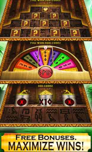 Slots Pharaoh's Gold - All New, VIP Vegas Casino Slot Machine Games 3