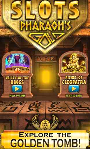 Slots Pharaoh's Gold - All New, VIP Vegas Casino Slot Machine Games 4
