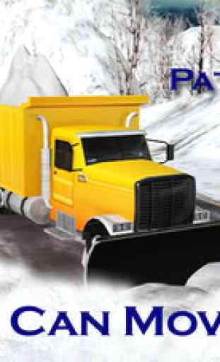 Snow Plow Truck Driver 3D Simulator - Drive snowblower to clear up ice and excavate the snow with excavator 3