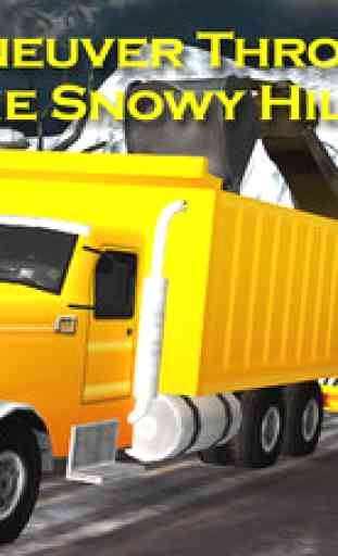 Snow Plow Truck Driver 3D Simulator - Drive snowblower to clear up ice and excavate the snow with excavator 4