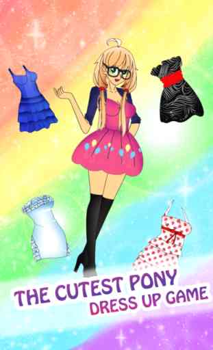 Rockstar Monster Pony High School Girls Dress Up 3