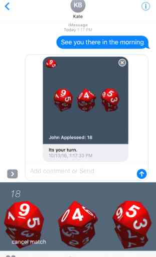 RPG D10 Role-Player Dice for iMessage 2