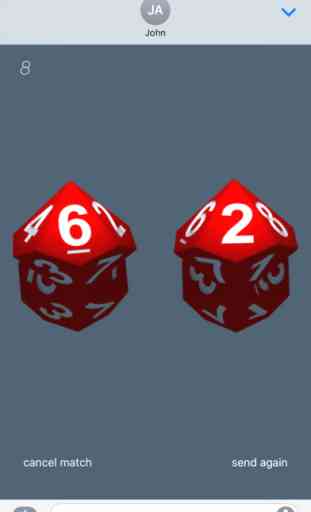 RPG D10 Role-Player Dice for iMessage 3