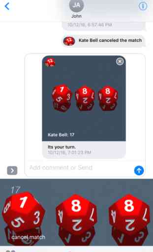 RPG D12 Role-Player Dice for iMessage 4