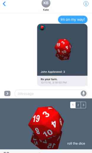 RPG D20 Role-Player Dice for iMessage 1