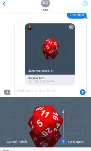 RPG D20 Role-Player Dice for iMessage 4