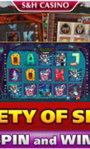 S&H Casino - FREE Premium Slots and Card Games 2