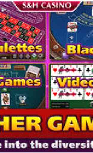 S&H Casino - FREE Premium Slots and Card Games 3