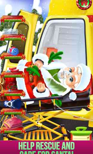 Santa Ambulance Rescue - Kids Christmas Games 1