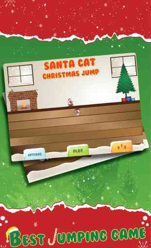 Santa Cat Christmas Jump - Mega Kitty Snow Leap FREE 2