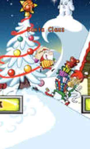 Santa Claus Christmas Dash: With Elf, Snowman & Reindeer 2