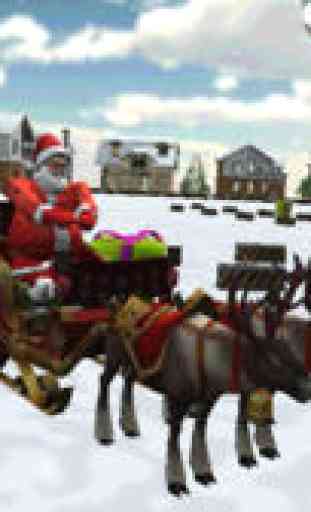 Santa Claus Sleigh Parking 3D 3