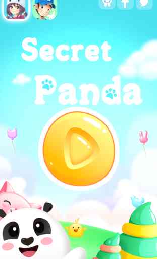 Secret Panda: pets heroes life - match 3 animals 1