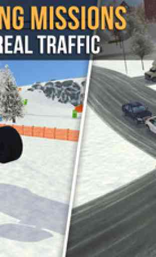 Ski Resort Parking Sim Ice Road Snow Plow Trucker 4