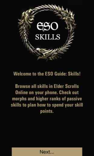 Skill Browser for The Elder Scrolls Online TM 1
