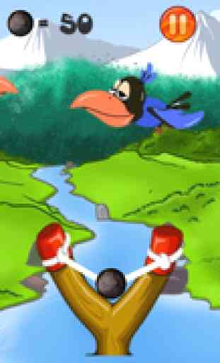 Slingshot Bird Sling Shooter:  A Fly Bubble Birdy Hunter Game 1
